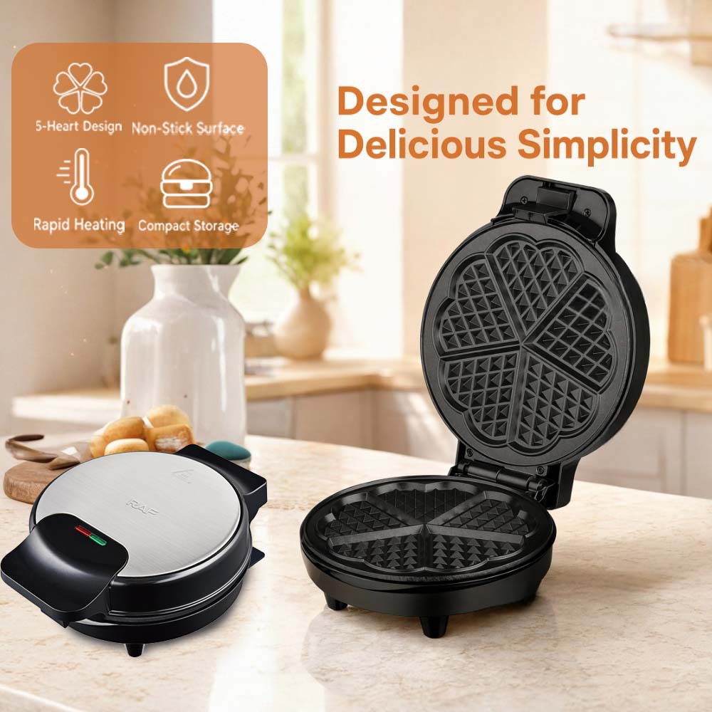 越境家庭用朝食マシン ワッフルメーカー 両面加熱電気グリドル - Mini Waffle Maker Machine のレビューと価格